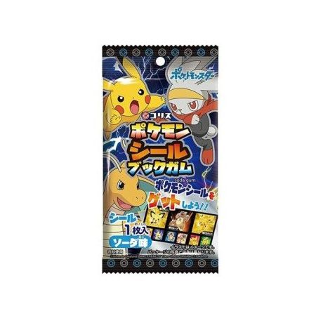 Жевательная резинка Coris -  Покемон (жевачка + наклейки Pokemon Seal Book) 9,8 г