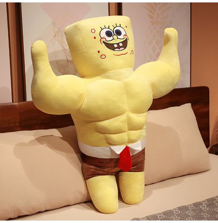 Мягкая игрушка Губка Боб - Губка Боб качок (SpongeBob SquarePants)