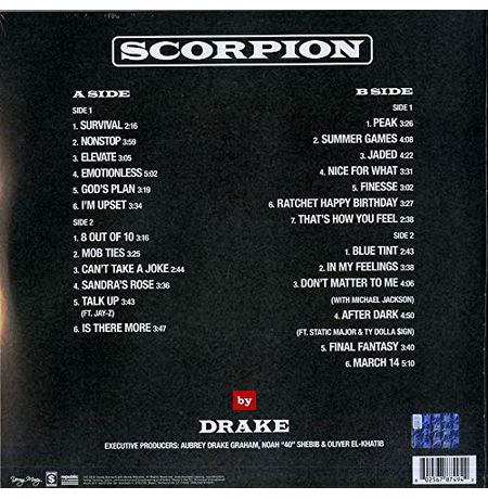 Виниловая пластинка Drake – Scorpion (2 LP) изображение 2