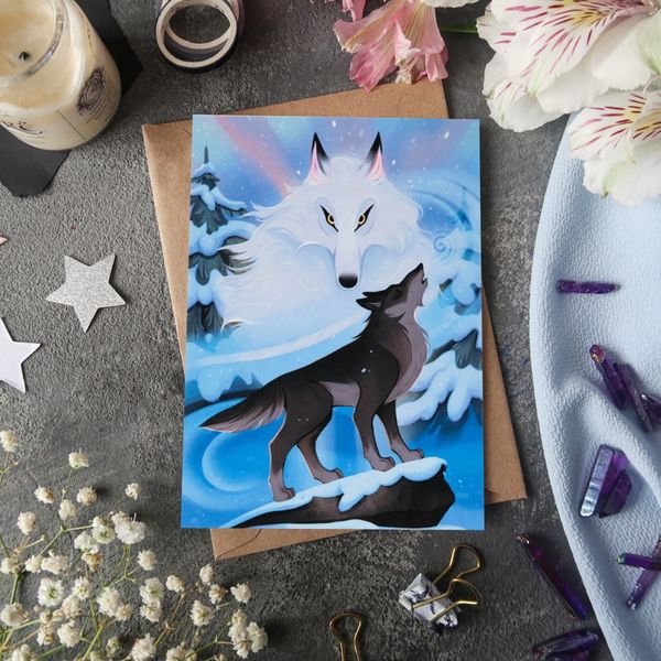 Открытка Балто 15х10,5 см