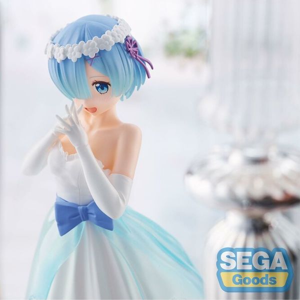 Фигурка Рем в свадебном платье - Жизнь с нуля (Re:Zero - Rem Wedding Dress Ver.) 22 см изображение 2