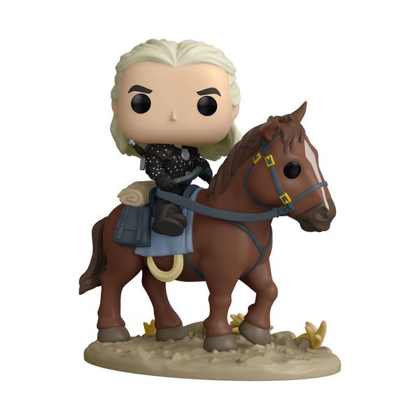 Фигурка Funko POP! Ведьмак Геральт и Плотва Эксклюзив (Witcher Geralt and Roach Exclusive) №108