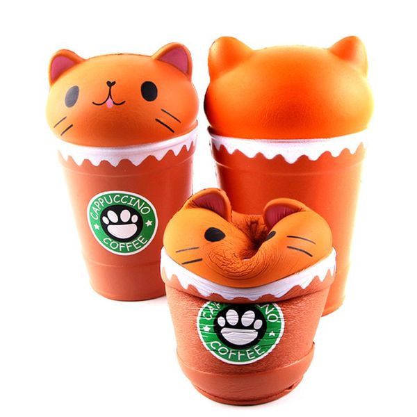 Сквиши Кот кофе