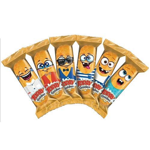 Бисквит молочный Today Goldies Смайлы 45 г