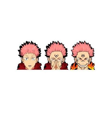 3D стикер-мини Магическая Битва - Итадори и Сукуна (Jujutsu Kaisen)