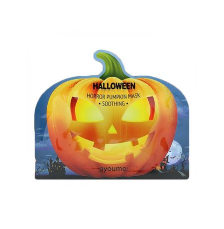Маска для лица Halloween Horror Pumpkin, с экстрактом тыквы