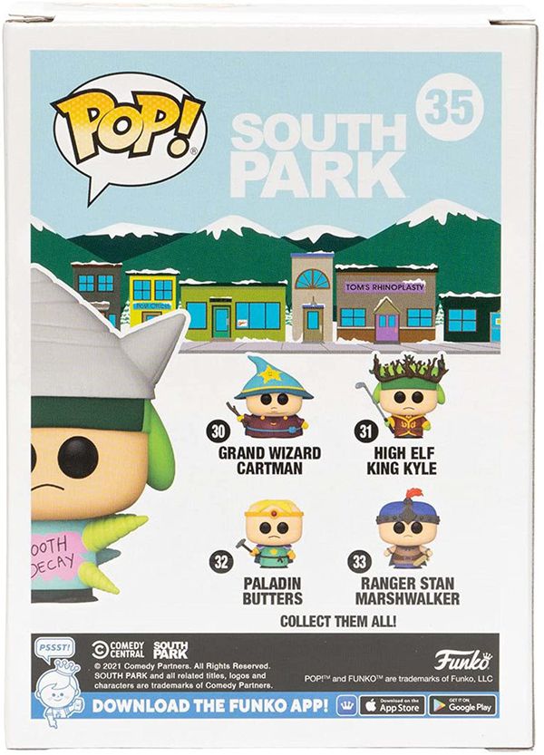 Фигурка Funko POP! Южный Парк - Кайл Кариес Эксклюзив (South Park Kyle As Tooth Decay NYCC 2021 Exc) изображение 5
