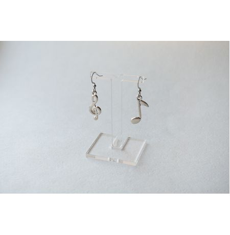 Серьги Скрипичный ключ и нота (O`Light)