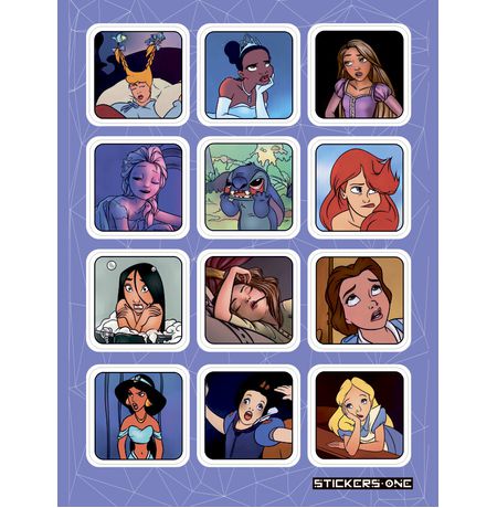 Набор стикеров Дисней (Disney) STICKERS.ONE