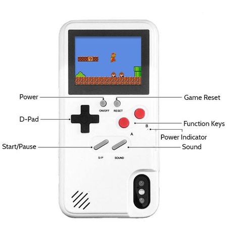 Чехол для iPhone X/Xs Game Boy c 36 играми изображение 2