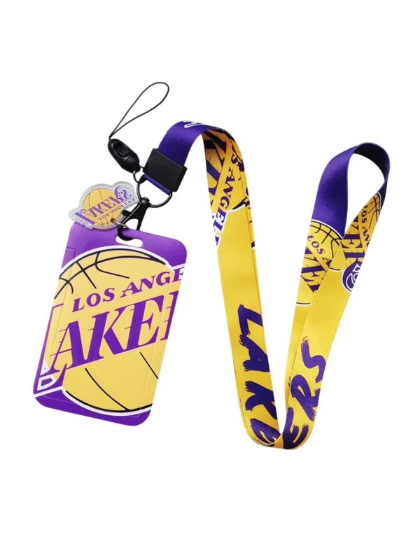 Картхолдер Лейкерс Лого Lakers, пластик 11х6,8 см, 48 см