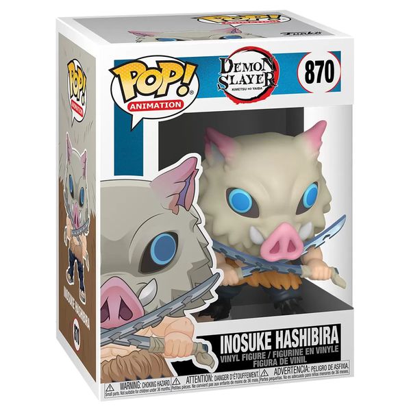 Фигурка Funko POP! Клинок рассекающий демонов - Иноске Хашибира (Demon Slayer Inosuke Hashibira) изображение 2