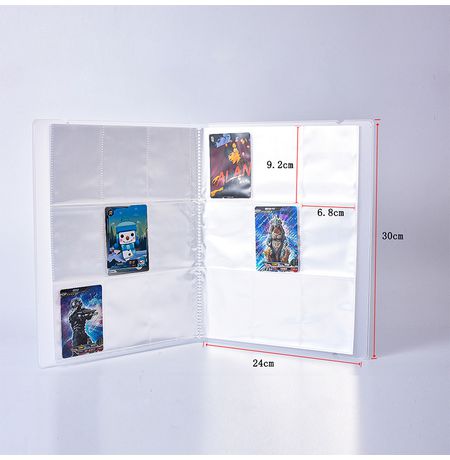 Альбом для коллекционных карточек Прозрачный, биндер - 756 слотов