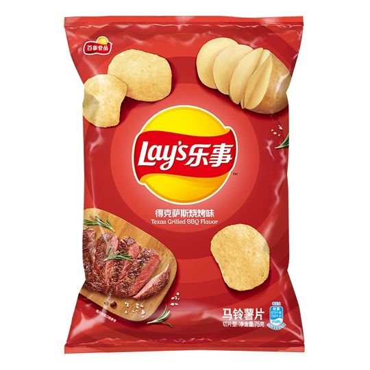Чипсы Lay's со вкусом техасского барбекю