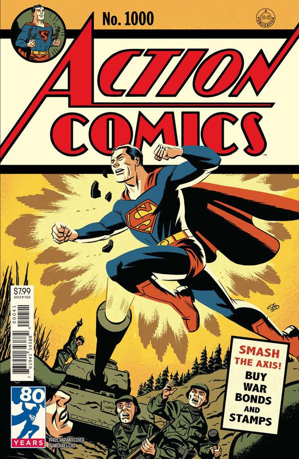 Action Comics #1000 1940's by Michael Cho