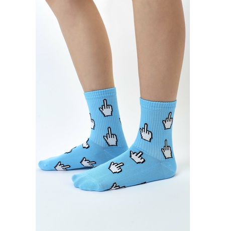 Носки SUPER SOCKS Курсор Фак (размер 35-40)