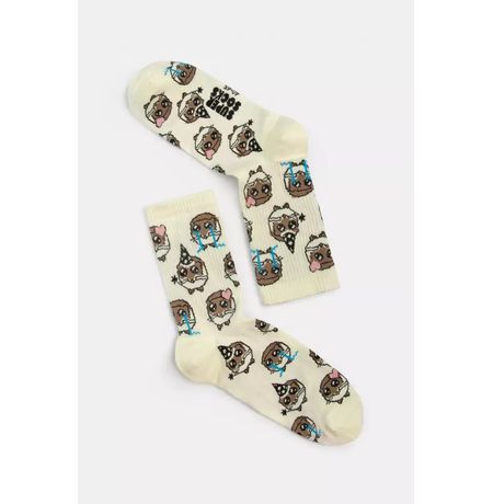 Носки SUPER SOCKS Мем Хомяк паттерн (размер 35-40)