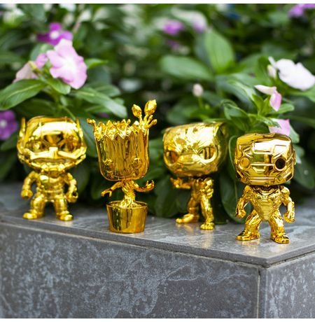 Фигурка-башкотряс Funko POP! Железный Человек - золотой (Iron Man Gold - Marvel Studios 10) изображение 3