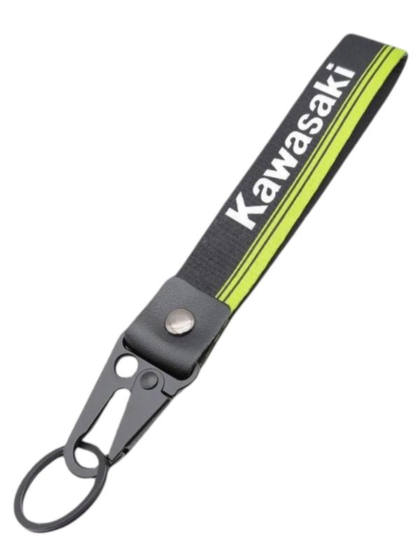 Брелок Kawasaki тканевый с карабином, 19х2,5 см изображение 3