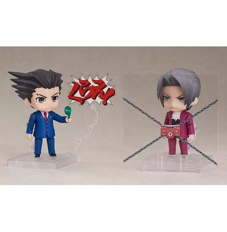 Фигурка Переворотный суд - Майлз Эджворт (Ace Attorney - Miles Edgeworth) Nendoroid копия 10 cм изображение 4