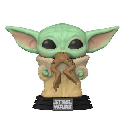 Фигурка Funko POP! Малыш Йода с лягушкой - Мандалорец (Star Wars - Baby Yoda with frog)