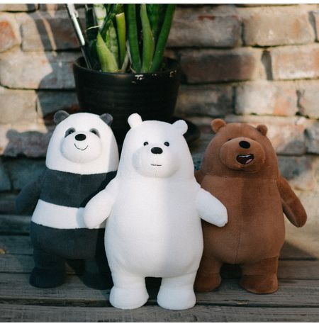 Мягкая игрушка Мы обычные медведи - Белый (We Bare Bears - Ice Bear) 25 см изображение 2