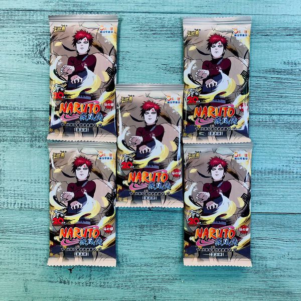Коллекционные карточки Наруто Серия 5 Тир 3 (Naruto) Набор из 5 бустеров изображение 2