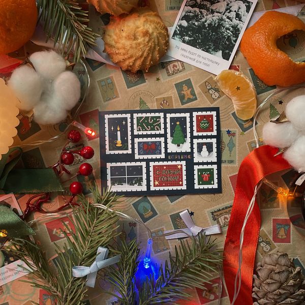 Наклейки Марки, стикеры Катей в домике