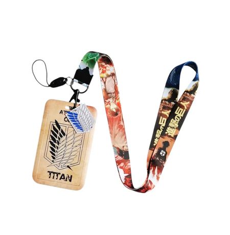 Картхолдер Атака На Титанов - Attack On Titan, пластик 11х6,8 см, 48 см