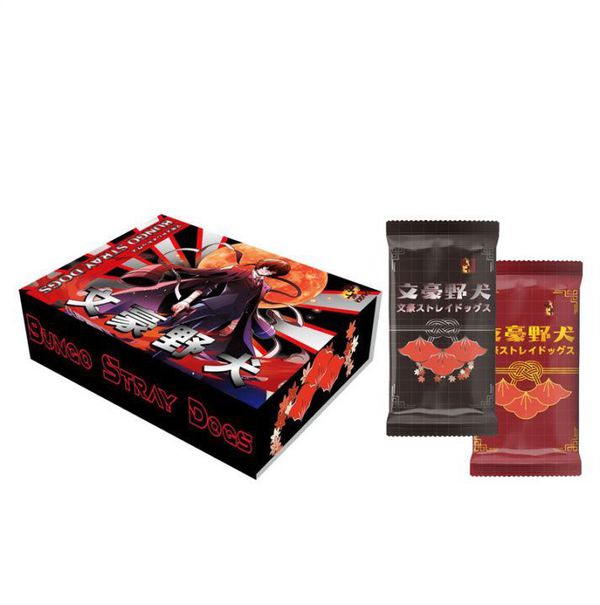 Коллекционные карточки Проза бродячих псов Premium, 2 штуки в бустере (Bungou Stray Dogs)