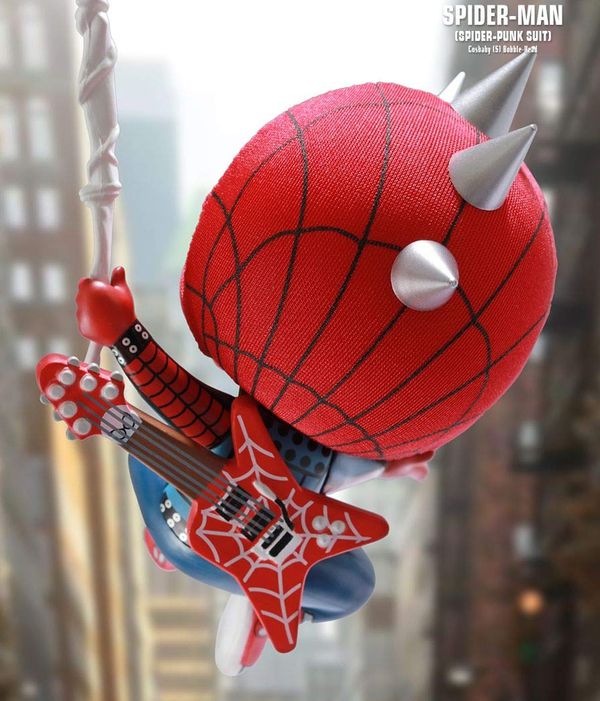 Фигурка-башкотряс Человек-Паук Панк (Spider-Man - Spider-Punk) 14 см изображение 2