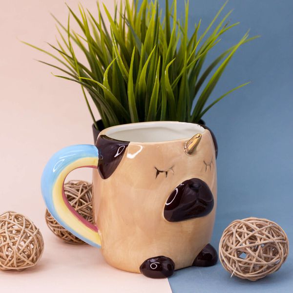 Кружка Собака - Единорог (DogCorn) 450 мл изображение 4