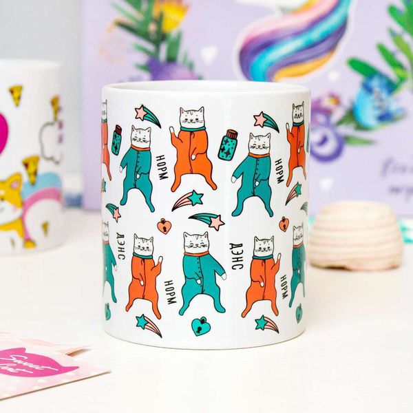 Кружка Кот Дэнс