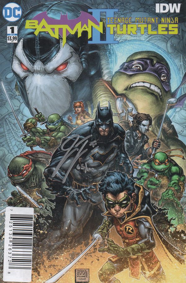 Batman Teenage Mutant Ninja Turtles II #1 с автографом James Tynion IV