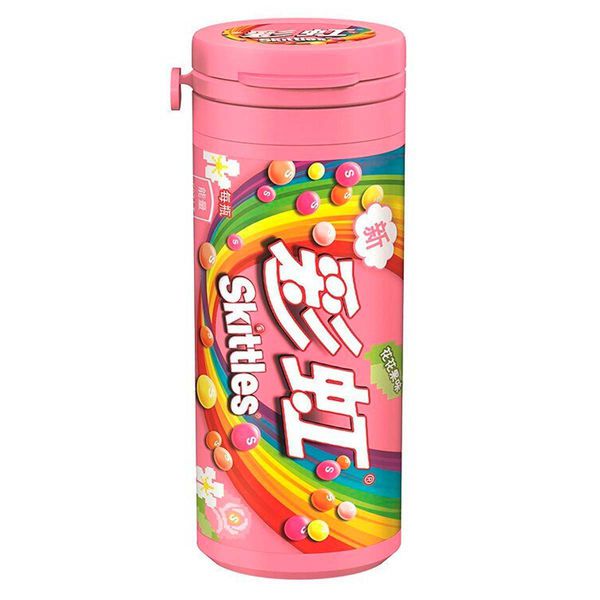 Skittles Flower&Fruits (драже в банке)