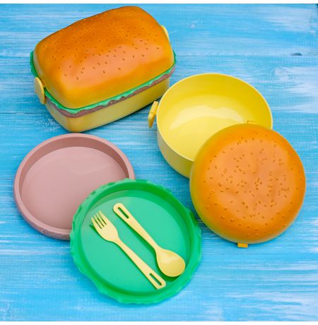 Ланч бокс Бургер прямоугольный изображение 3