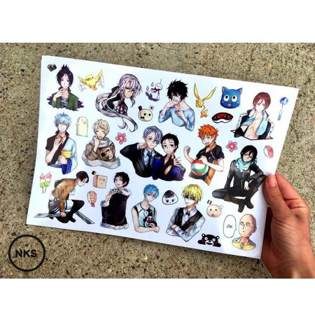 Наклейки Кун Аниме (Kun Anime) No kid's