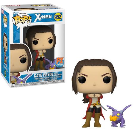 Фигурка Funko POP! Люди Икс - Китти Прайд и Локхид Эксклюзив PX Previews - Kate Pryde with Lockheed