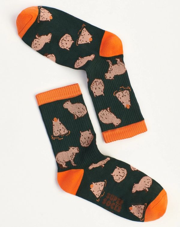 Носки SUPER SOCKS Капибара (размер 40-45)