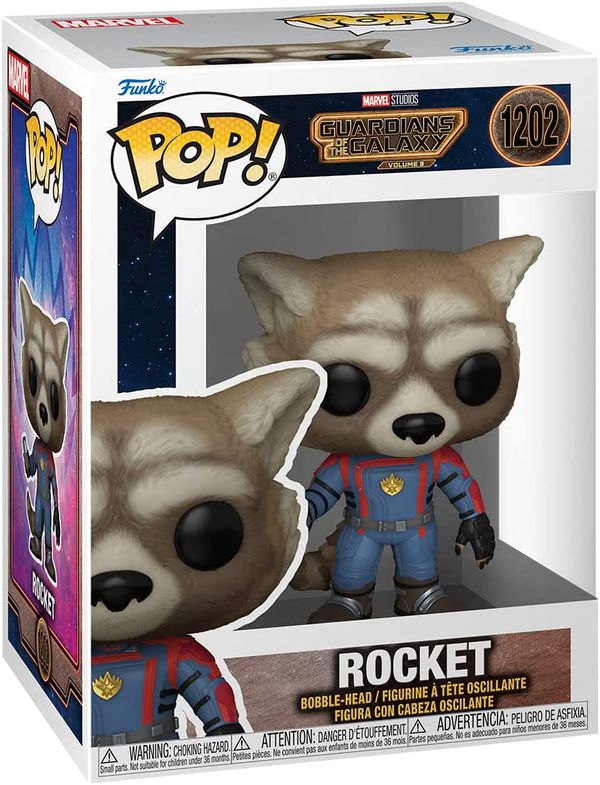 Фигурка Funko POP! Стражи Галактики 3 - Енот Ракета (Guardians of the Galaxy 3 - Rocket)