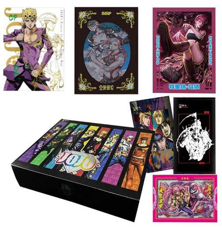 Коллекционные карточки JoJo Категория Premium 3 штуки в бустере (Джо Джо)