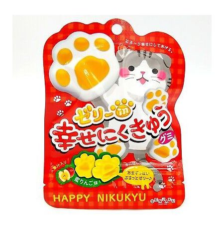 Мармелад Senjaku Счастливые Лапки, Яблоко с Медом, Япония 30 г