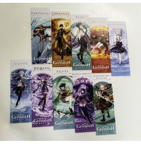 Закладки для книг Геншин Импакт (Genshin Impact)
