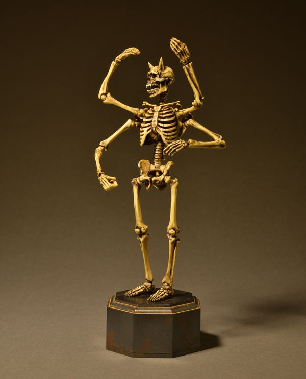 Фигурка Окимоно - Скелет (Takeyashiki Jizai Okimono Skeleton) 15 см изображение 2