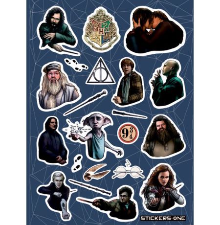 Набор стикеров Гарри Поттер (Harry Potter) STICKERS.ONE