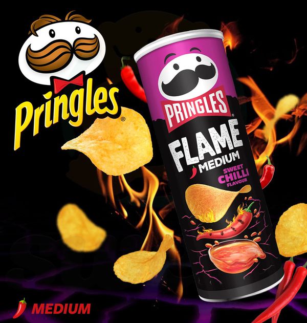 Чипсы Pringles Flame Sweet Chilli (острые) 160 г изображение 2