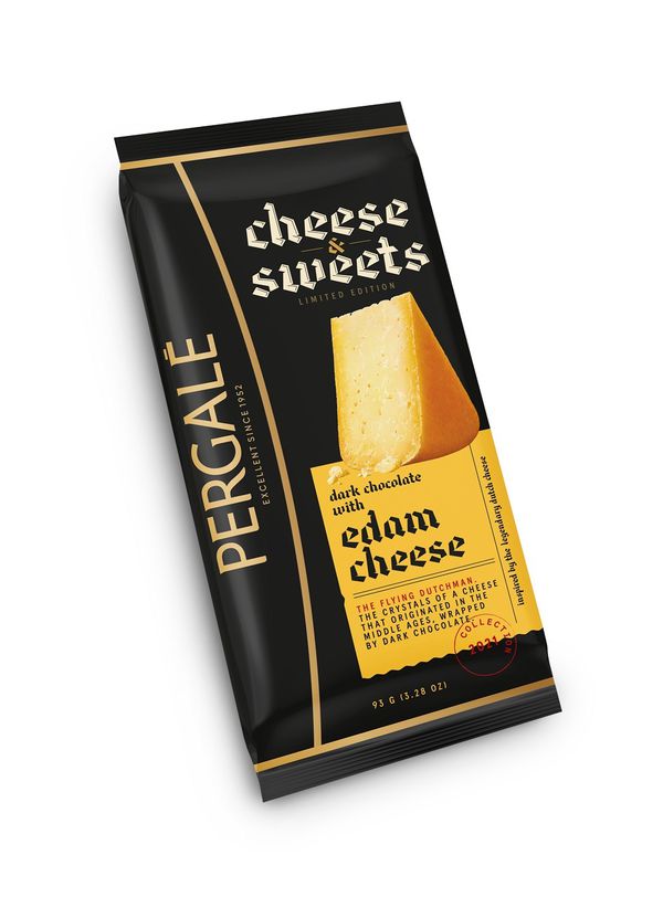 Шоколад Pergale С сыром Эдам, 93г
