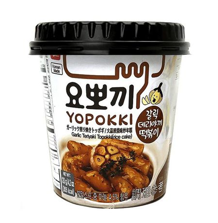 Рисовые клецки Topokki в соусе терияки с чесноком, 120 г