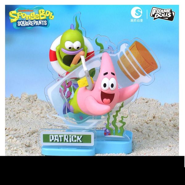 Случайная фигурка SpongeBob SquarePants Journey Moments Series (FrameDolls) Лицензия изображение 4