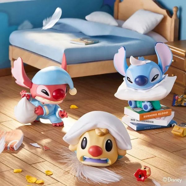 Случайная фигурка MINISO Stitch Pillow Fight (Лило и Стич) Лицензия 5-8 см изображение 6